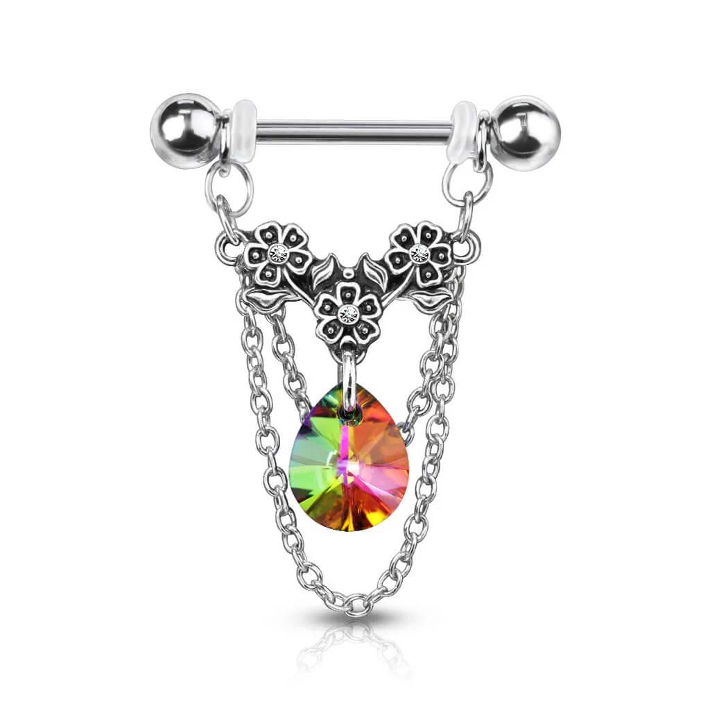 Téton Pendentif Chaines Zircone - Image 7