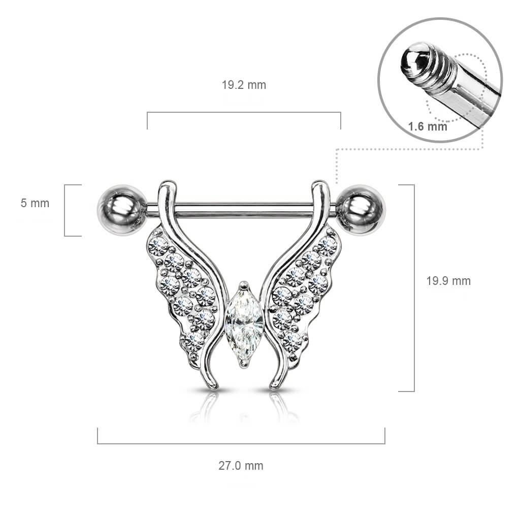 Téton Papillon Zircone - Image 3