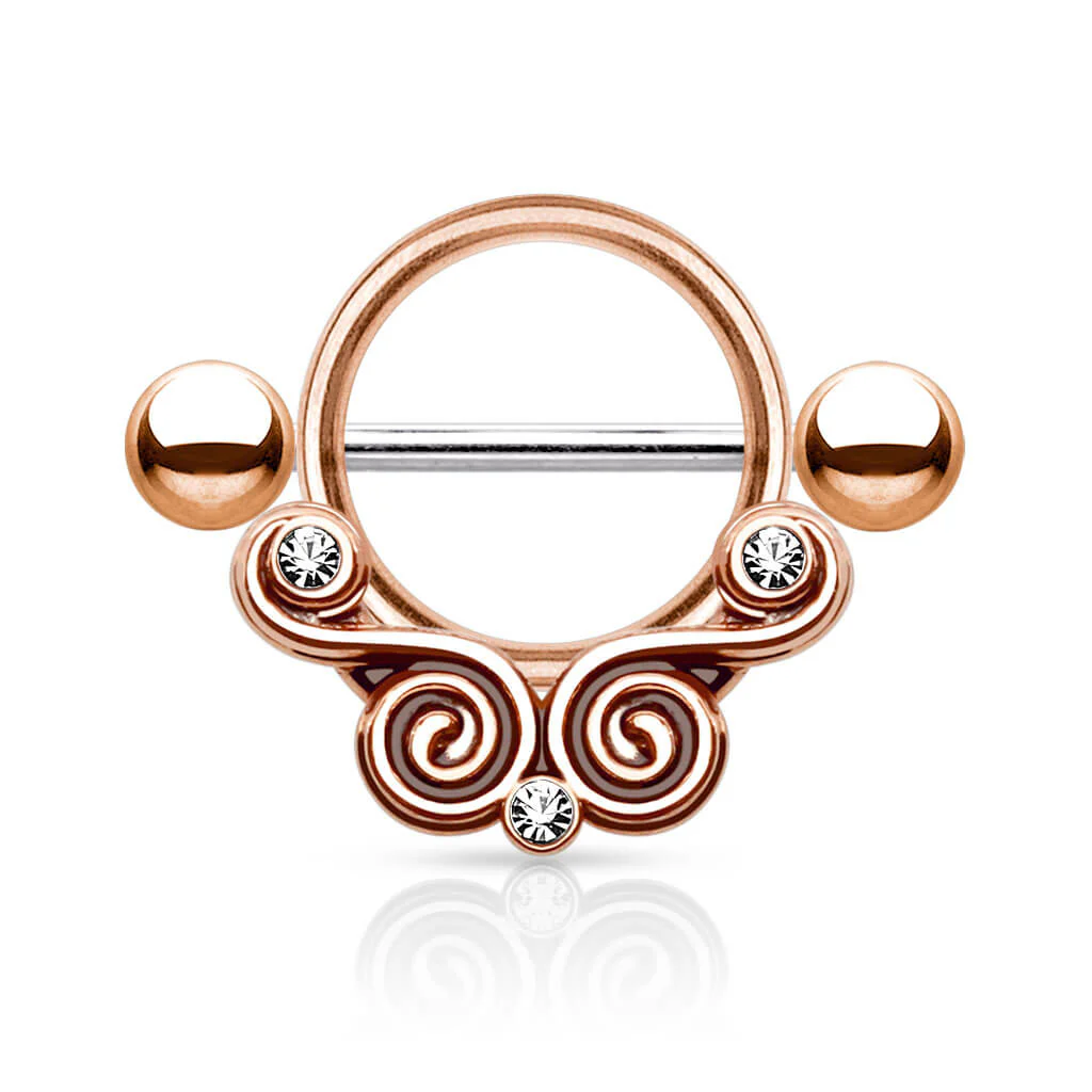 Téton Tourbillon Zircone ronde - Image 4