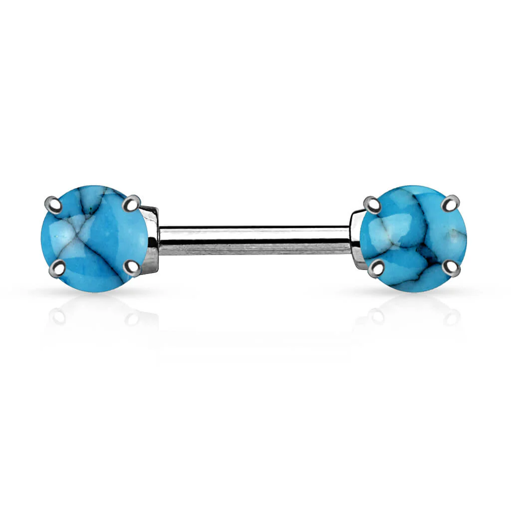 Téton Pierres Semi-Précieuses Argent - Image 5