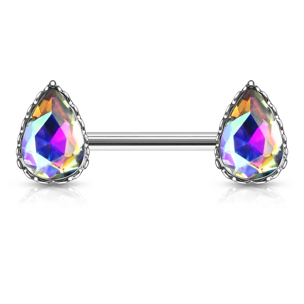 Téton Pendentif Gouttes Zircone - Image 4