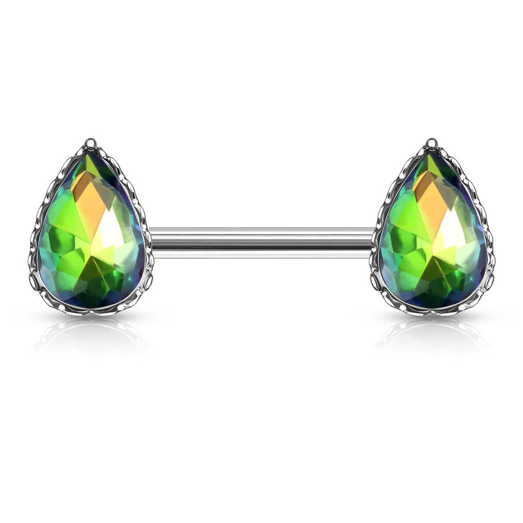Téton Pendentif Gouttes Zircone - Image 9