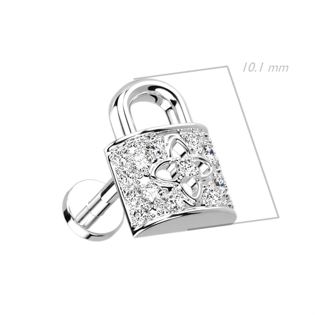 Labret Cadenas Zircone Filetage Interne - Image 3