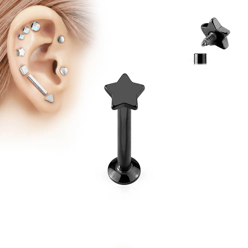 Labret Étoile Filetage Interne - Image 3