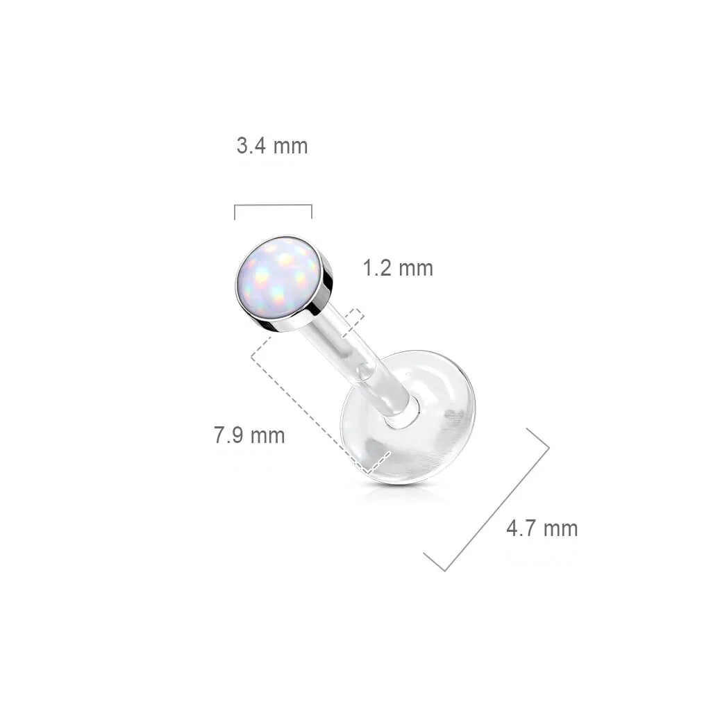 Labret Pierre Synthétique Plate Lumineuse - Image 3