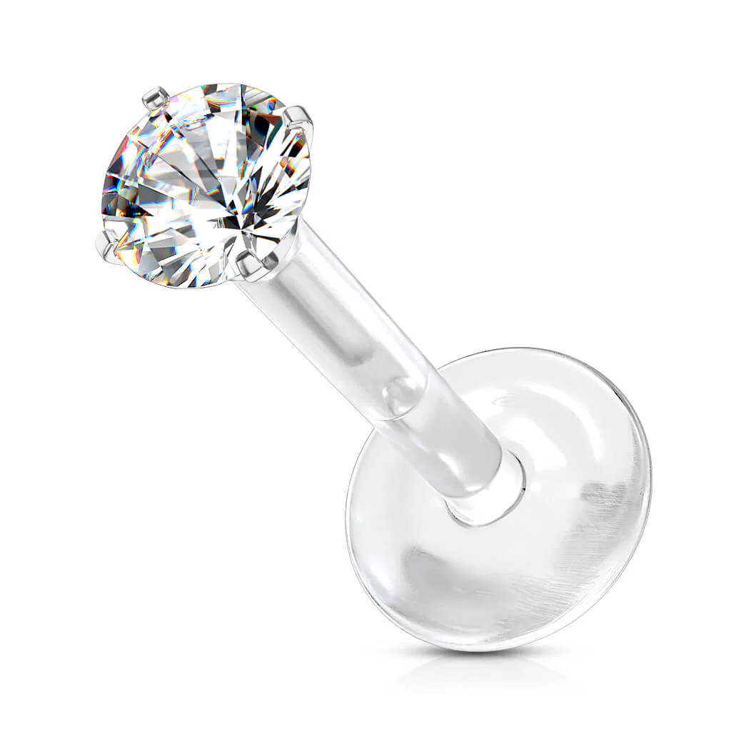 Labret Zircone Serti Griffe - Image 2