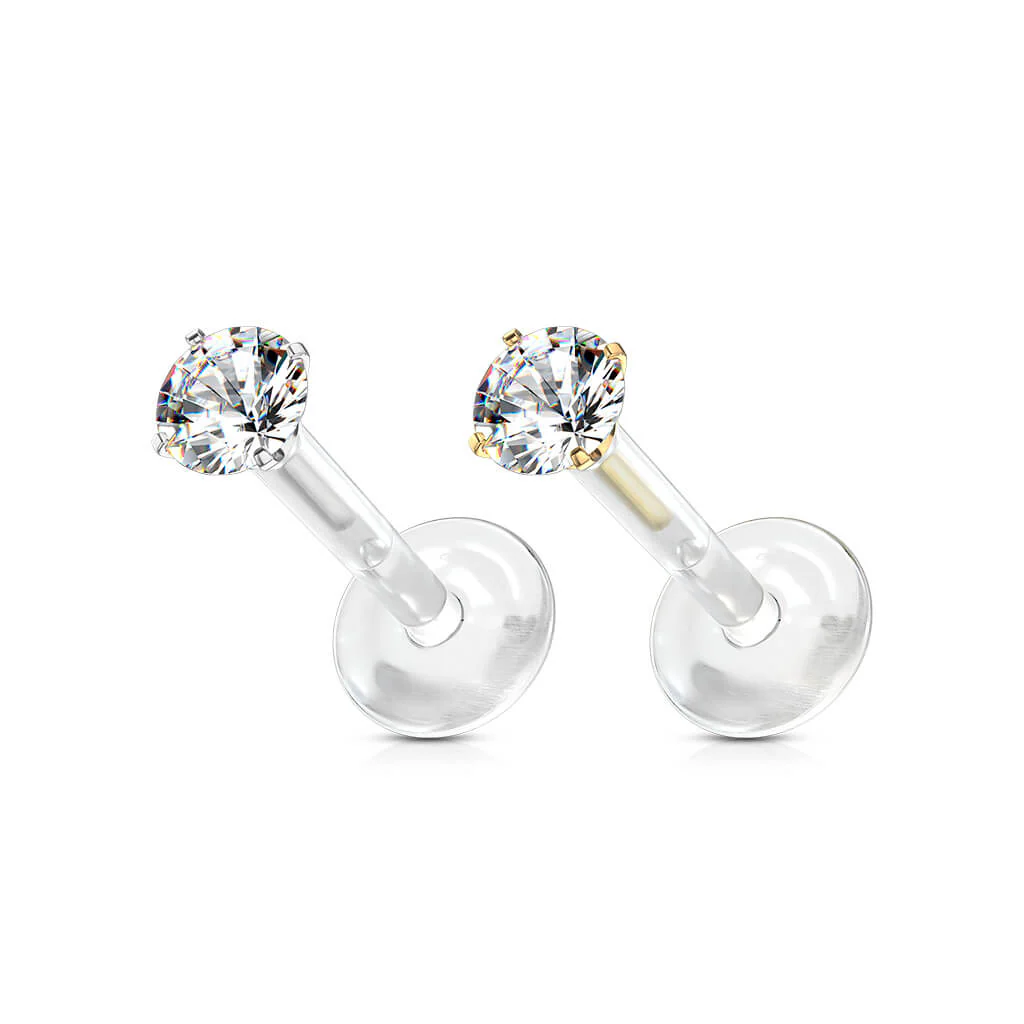 Labret Zircone Serti Griffe - Image 5