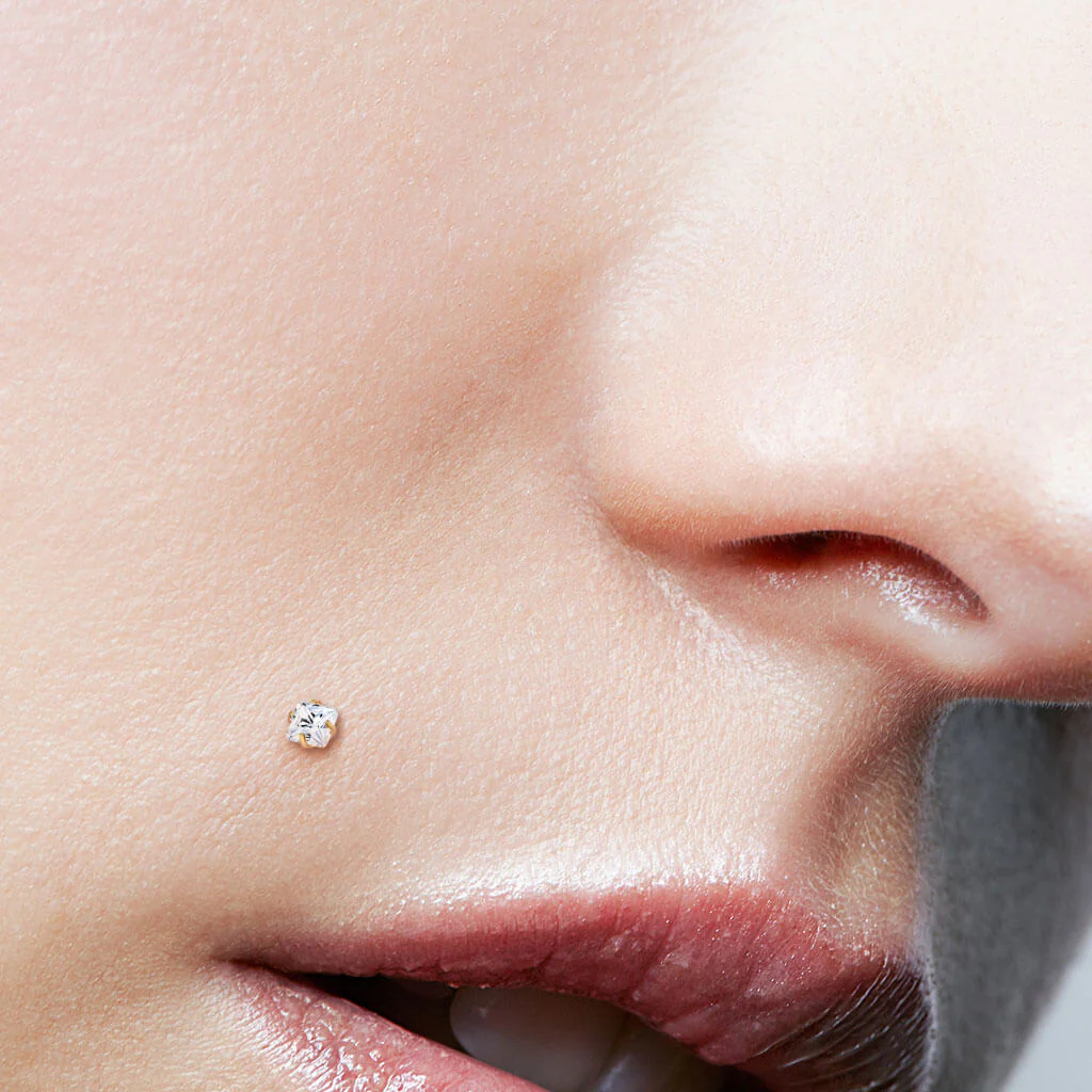 Labret Zircone Carrée - Image 6