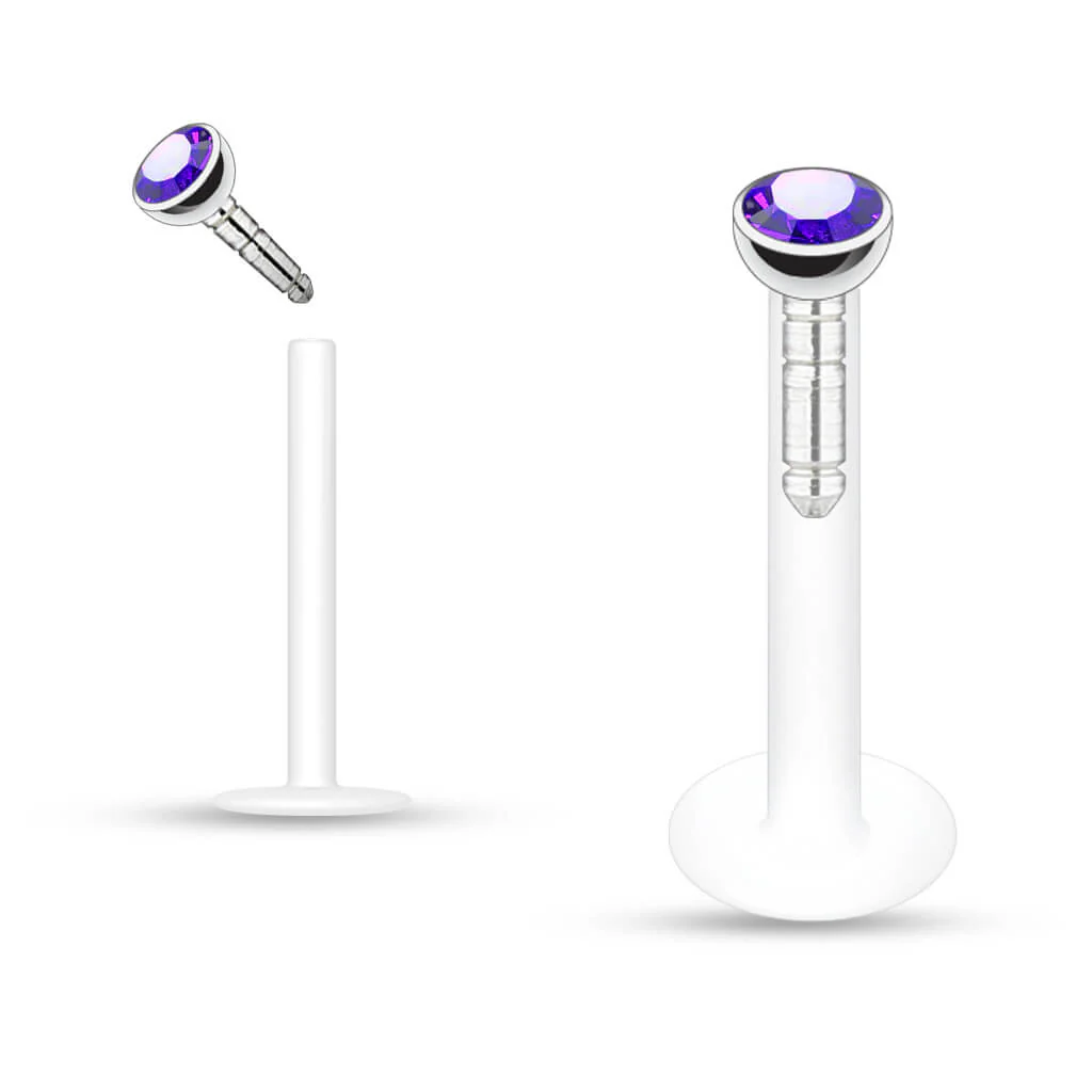 Labret Zircone Serti Clos - Image 13