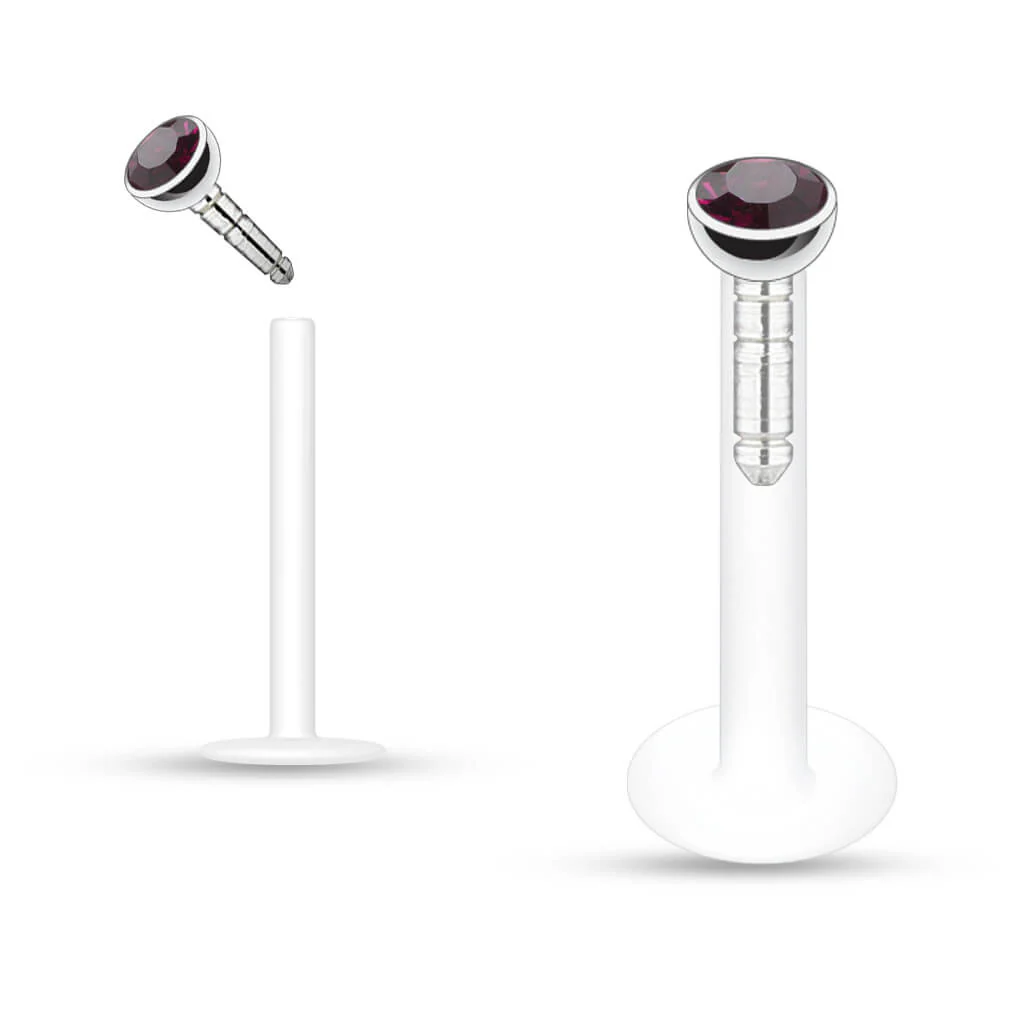 Labret Zircone Serti Clos - Image 3