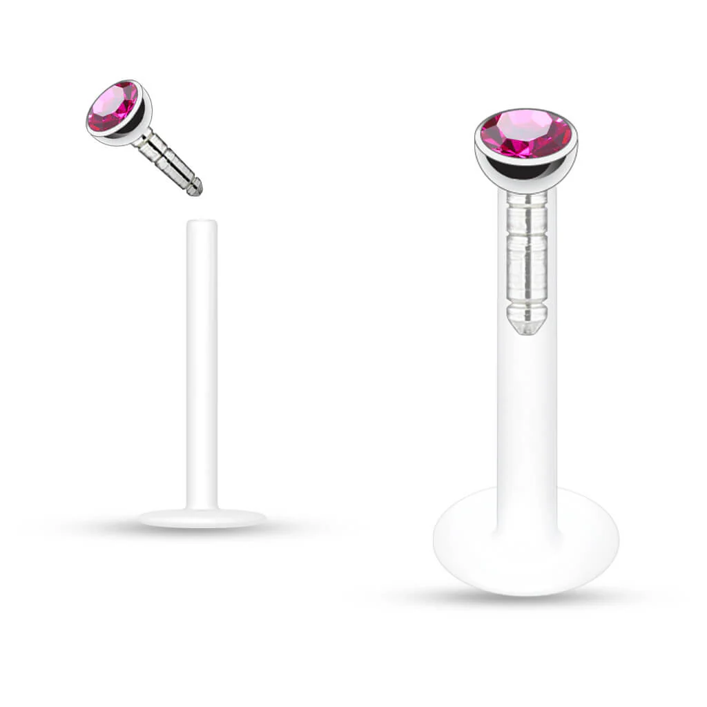 Labret Zircone Serti Clos - Image 6