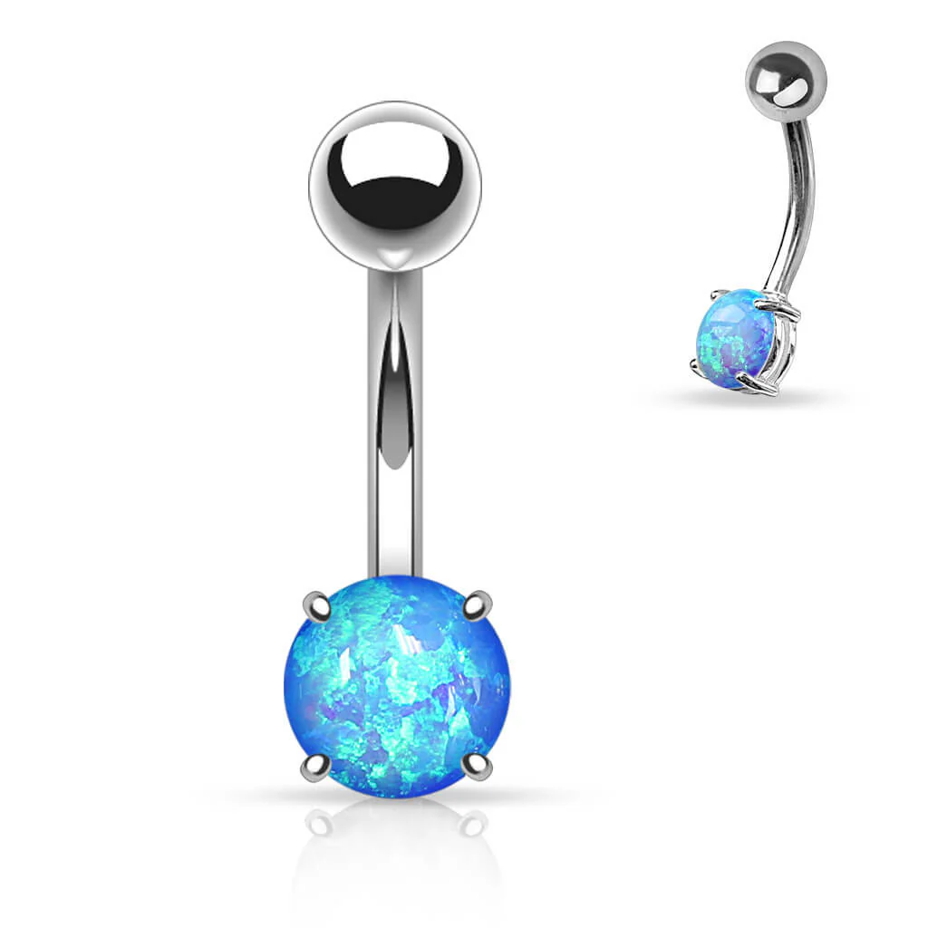 Piercing Nombril Opale Serti Griffe - Image 2