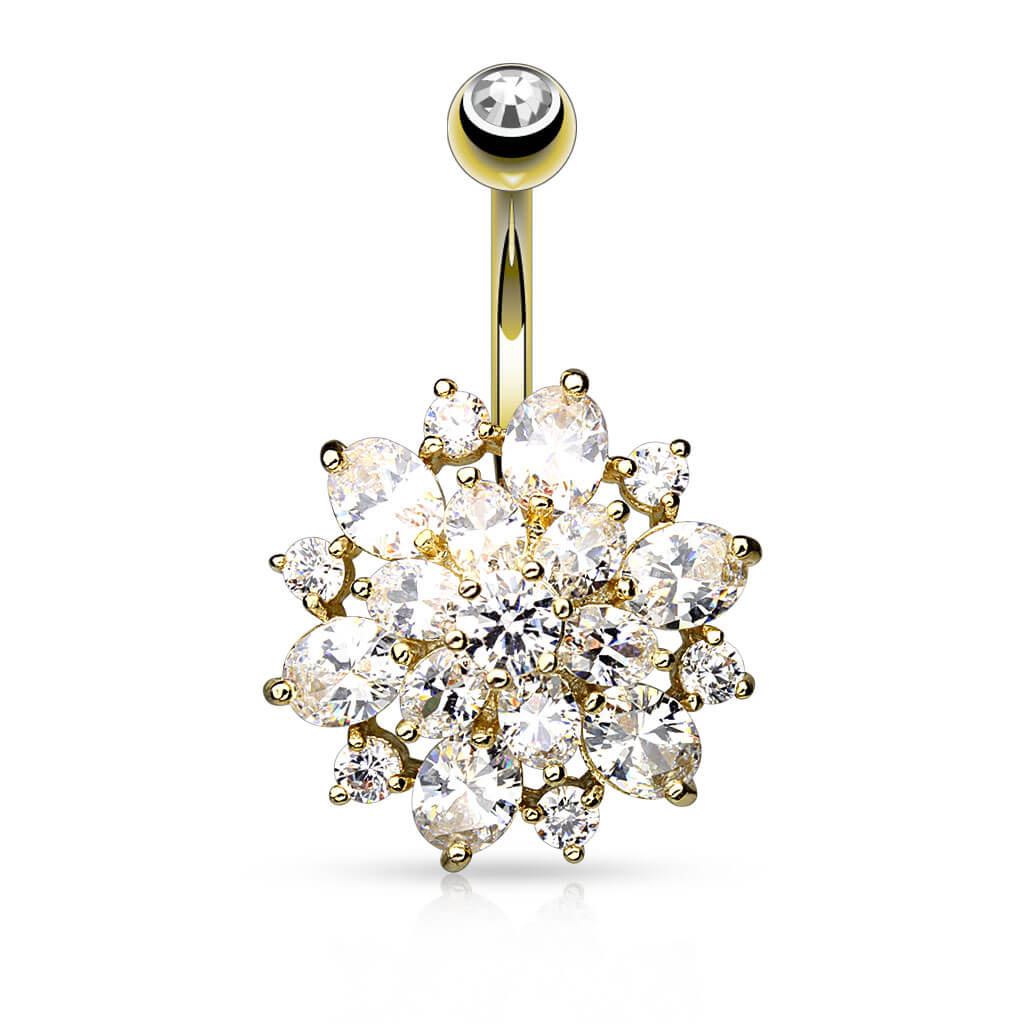 Piercing Nombril Dahlia Zircone - Image 3