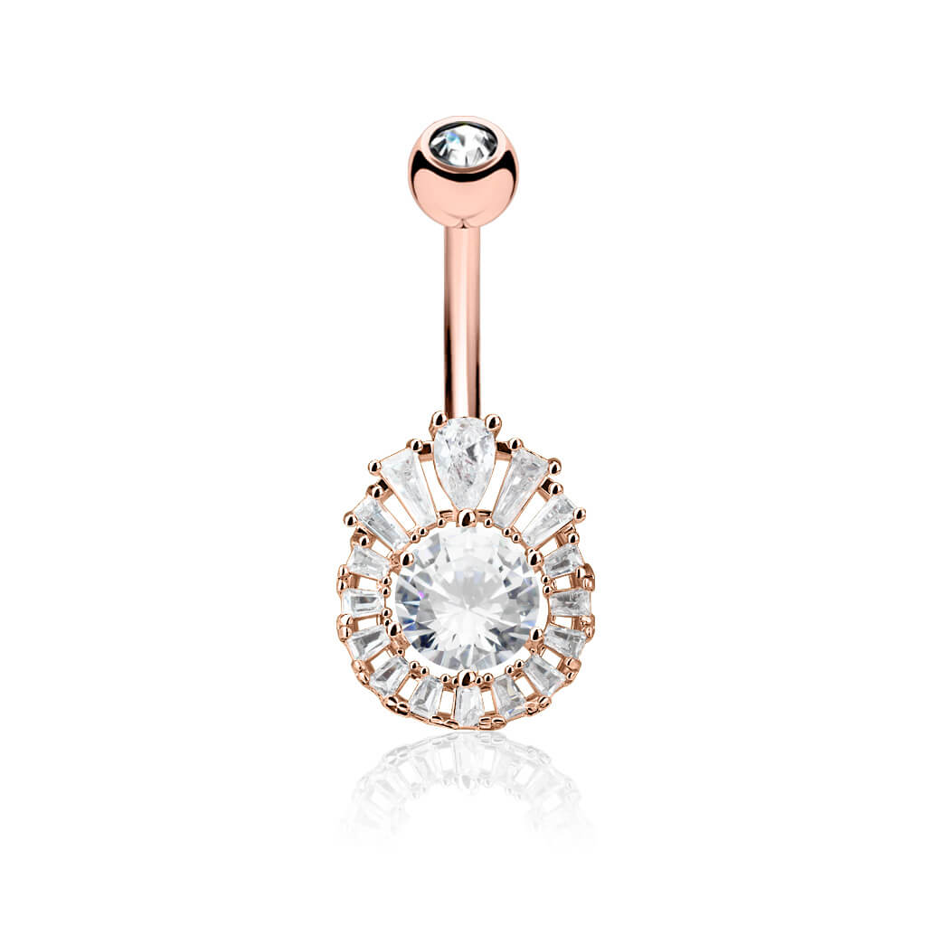 Piercing Nombril Zircone Taille Princesse - Image 4