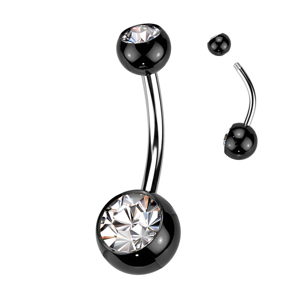 Piercing Nombril Bille Zircone - Image 11