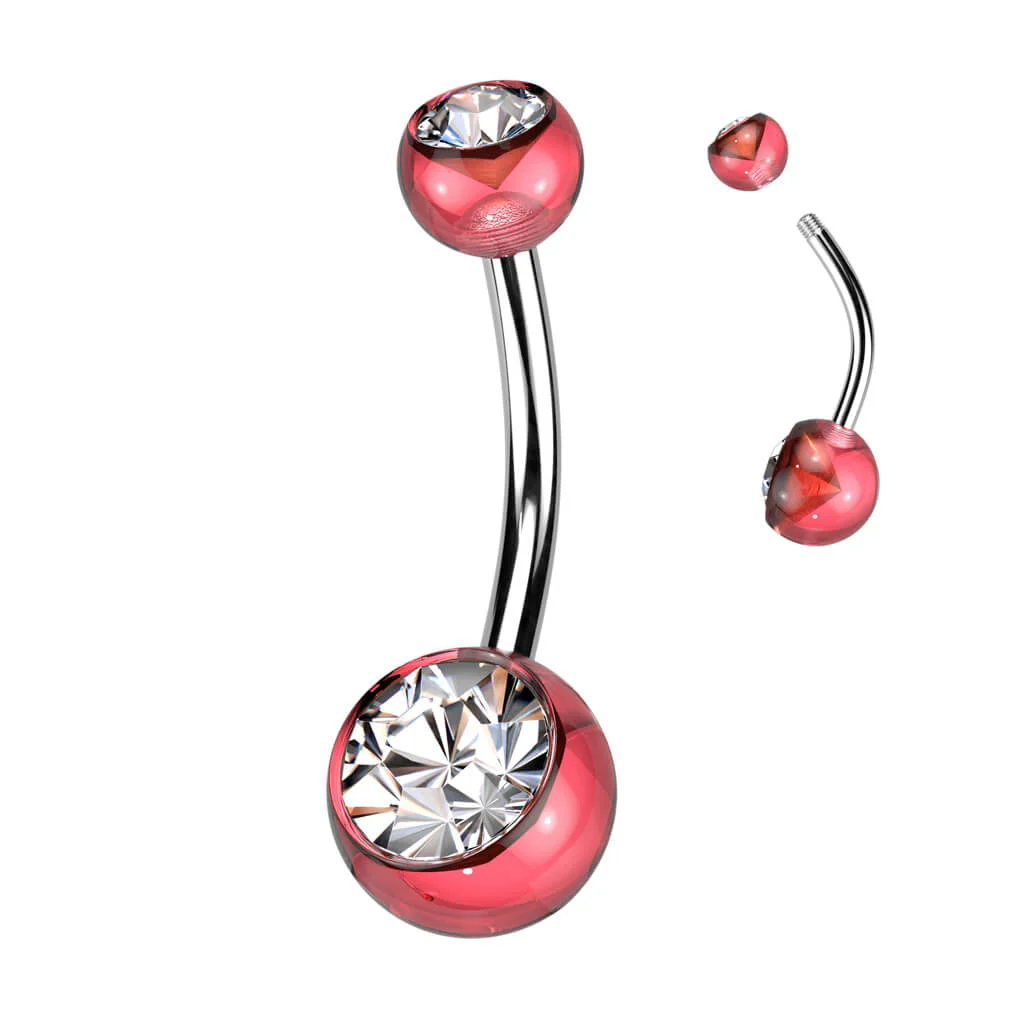 Piercing Nombril Bille Zircone - Image 12