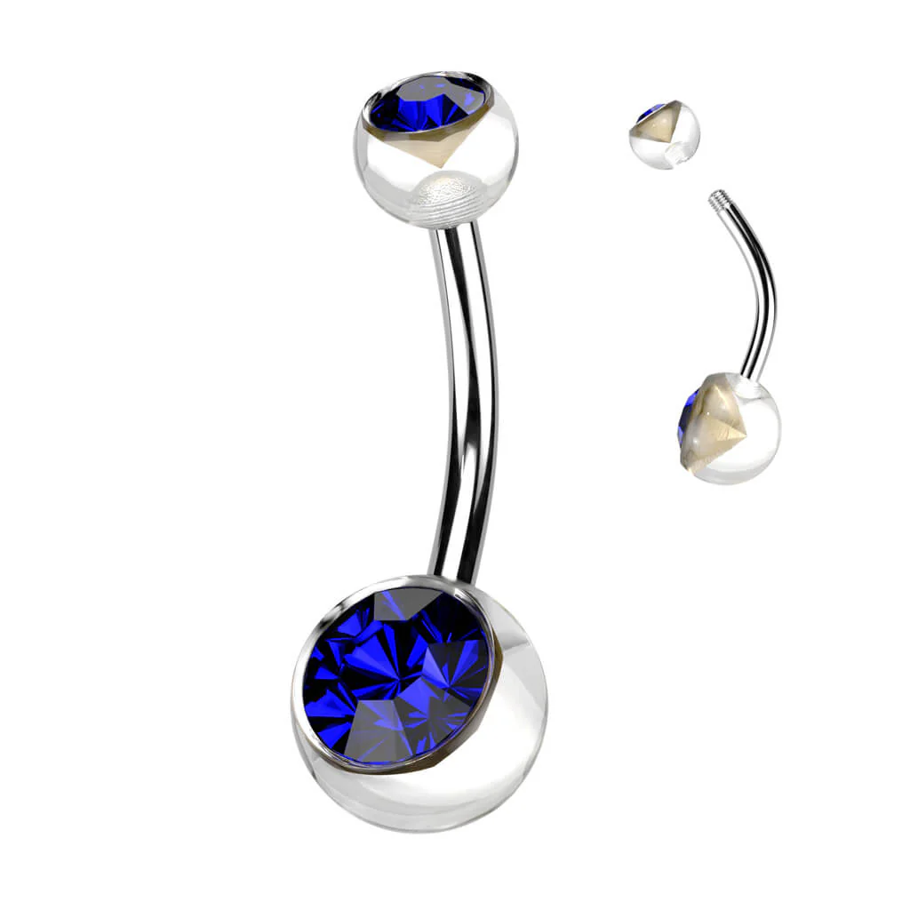 Piercing Nombril Bille Zircone - Image 6