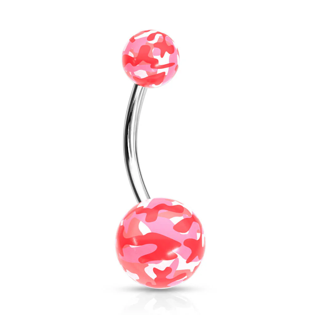 Piercing Nombril Camouflage Acrylique - Image 6