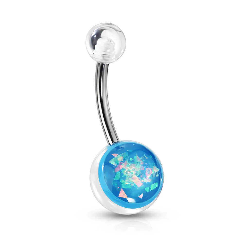 Piercing Nombril Opale Argent - Image 10