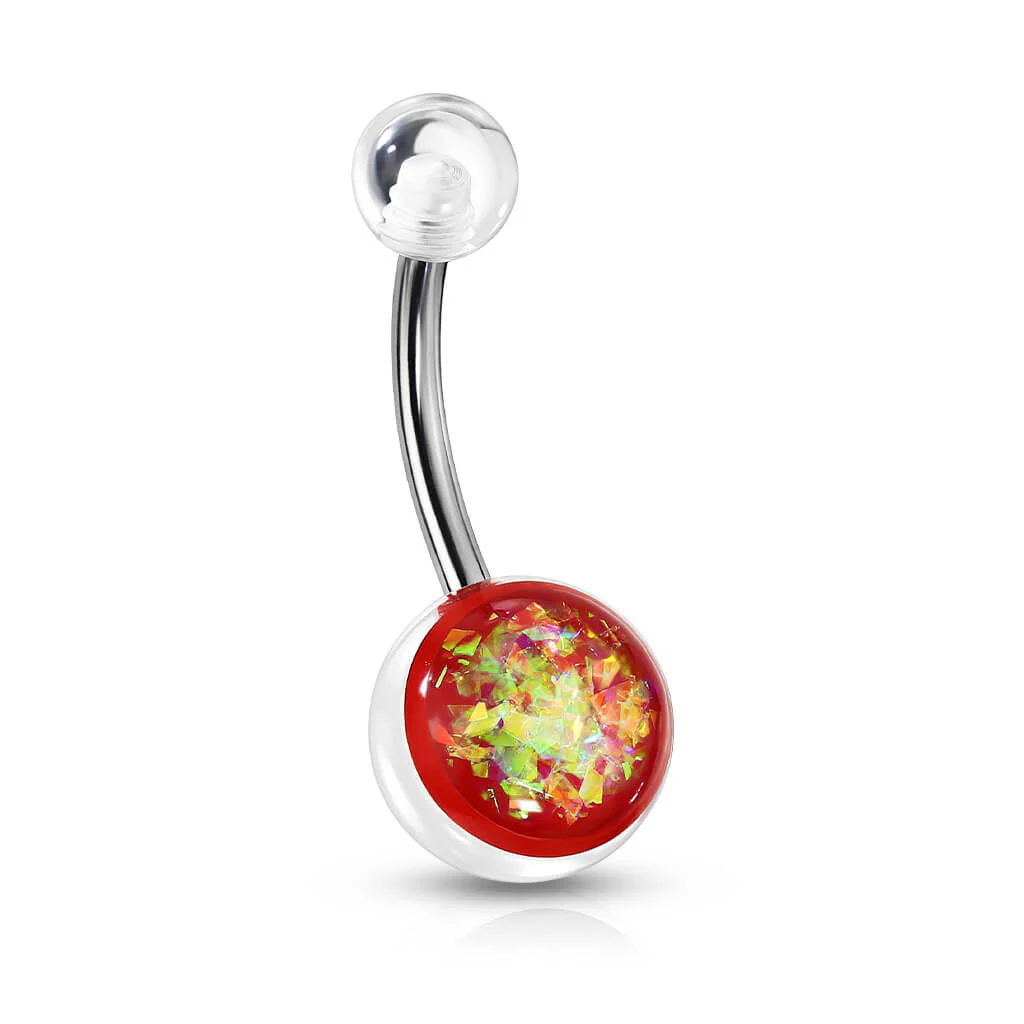 Piercing Nombril Opale Argent - Image 11