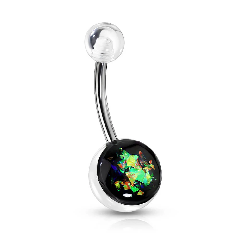 Piercing Nombril Opale Argent - Image 8