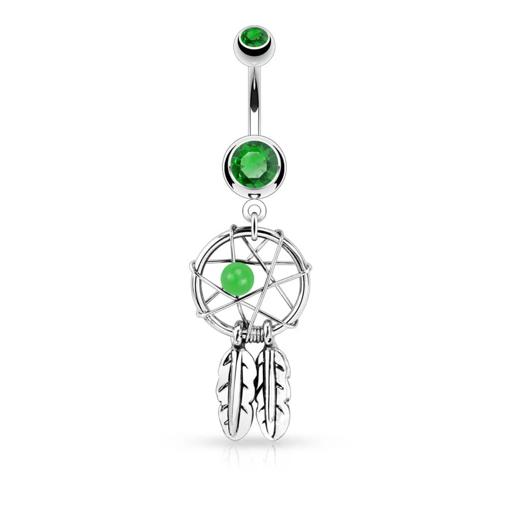 Piercing Nombril Attrape-Rêve Argent - Image 3