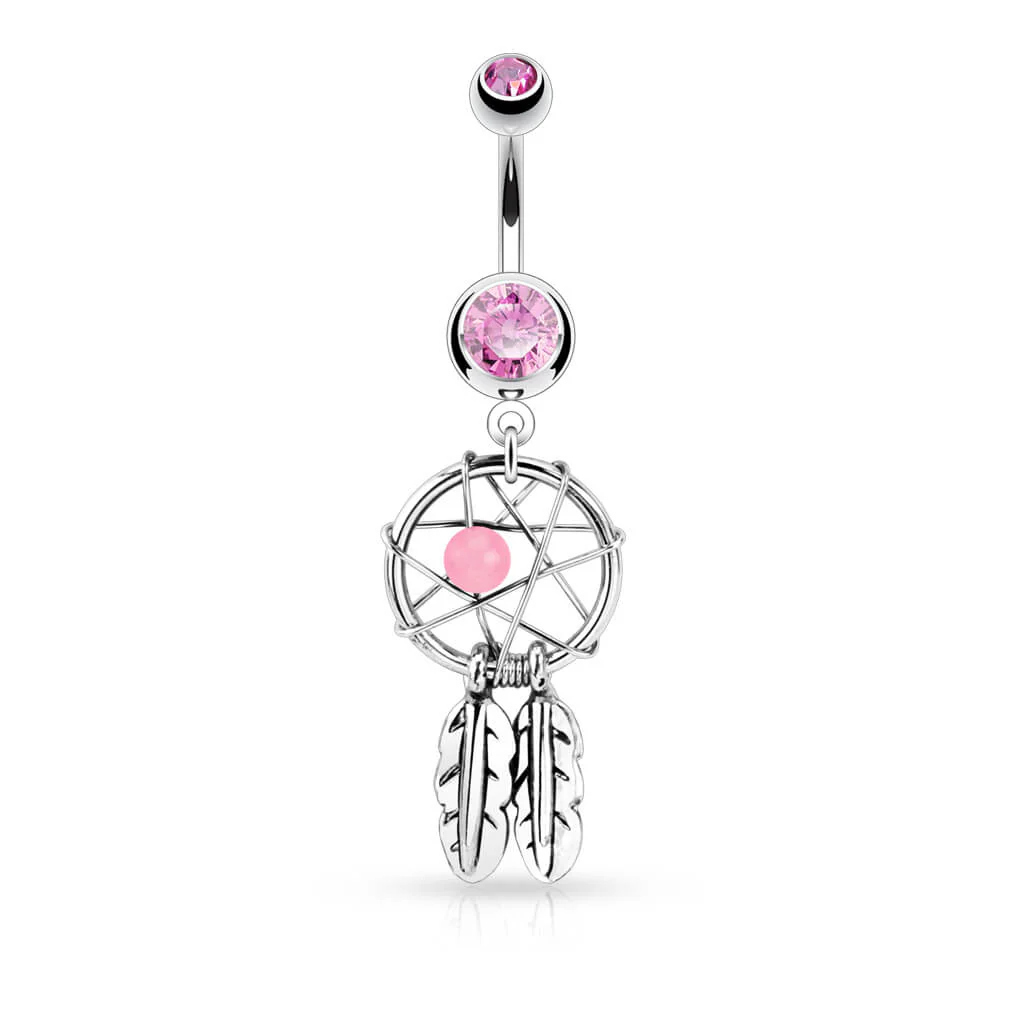 Piercing Nombril Attrape-Rêve Argent - Image 4