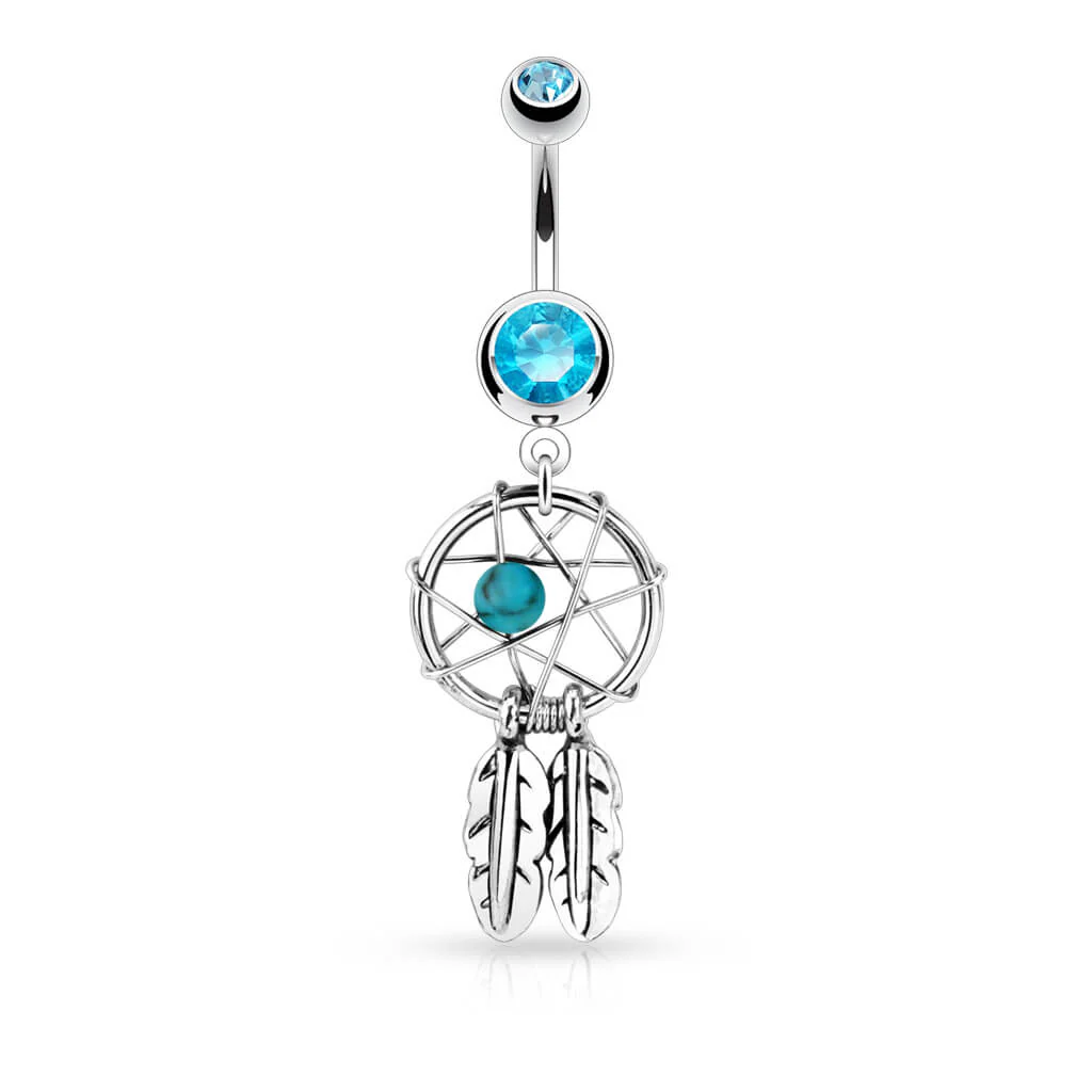 Piercing Nombril Attrape-Rêve Argent - Image 5