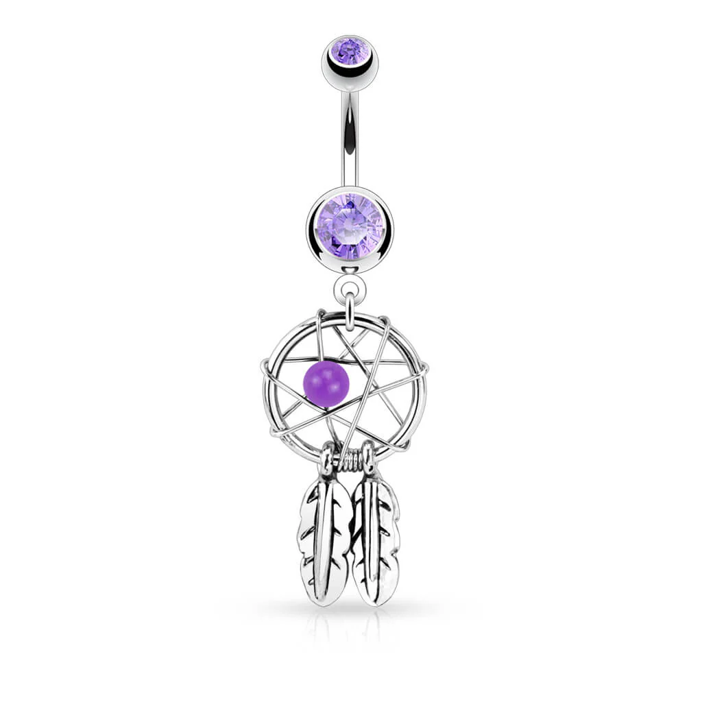 Piercing Nombril Attrape-Rêve Argent - Image 7