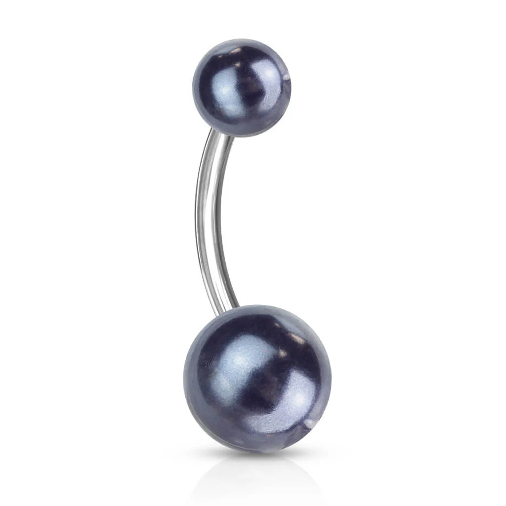 Piercing Nombril Bille Acrylique Nacrée - Image 4