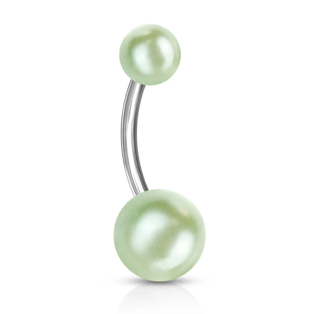 Piercing Nombril Bille Acrylique Nacrée - Image 6