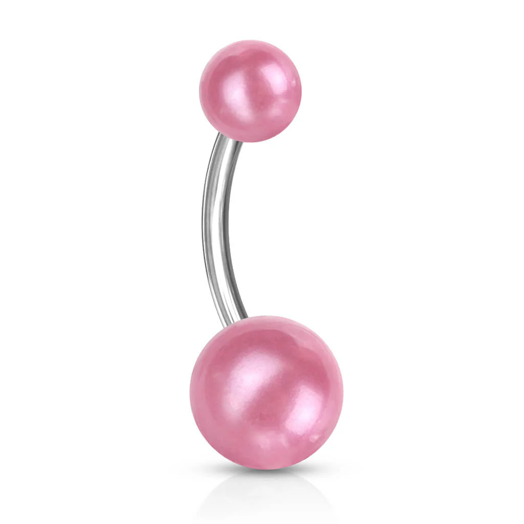Piercing Nombril Bille Acrylique Nacrée - Image 7