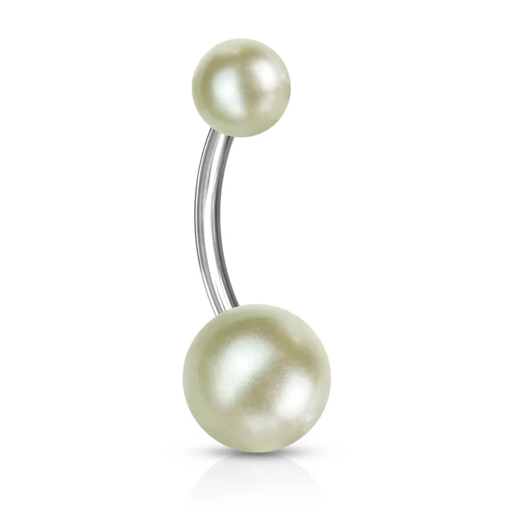 Piercing Nombril Bille Acrylique Nacrée - Image 8
