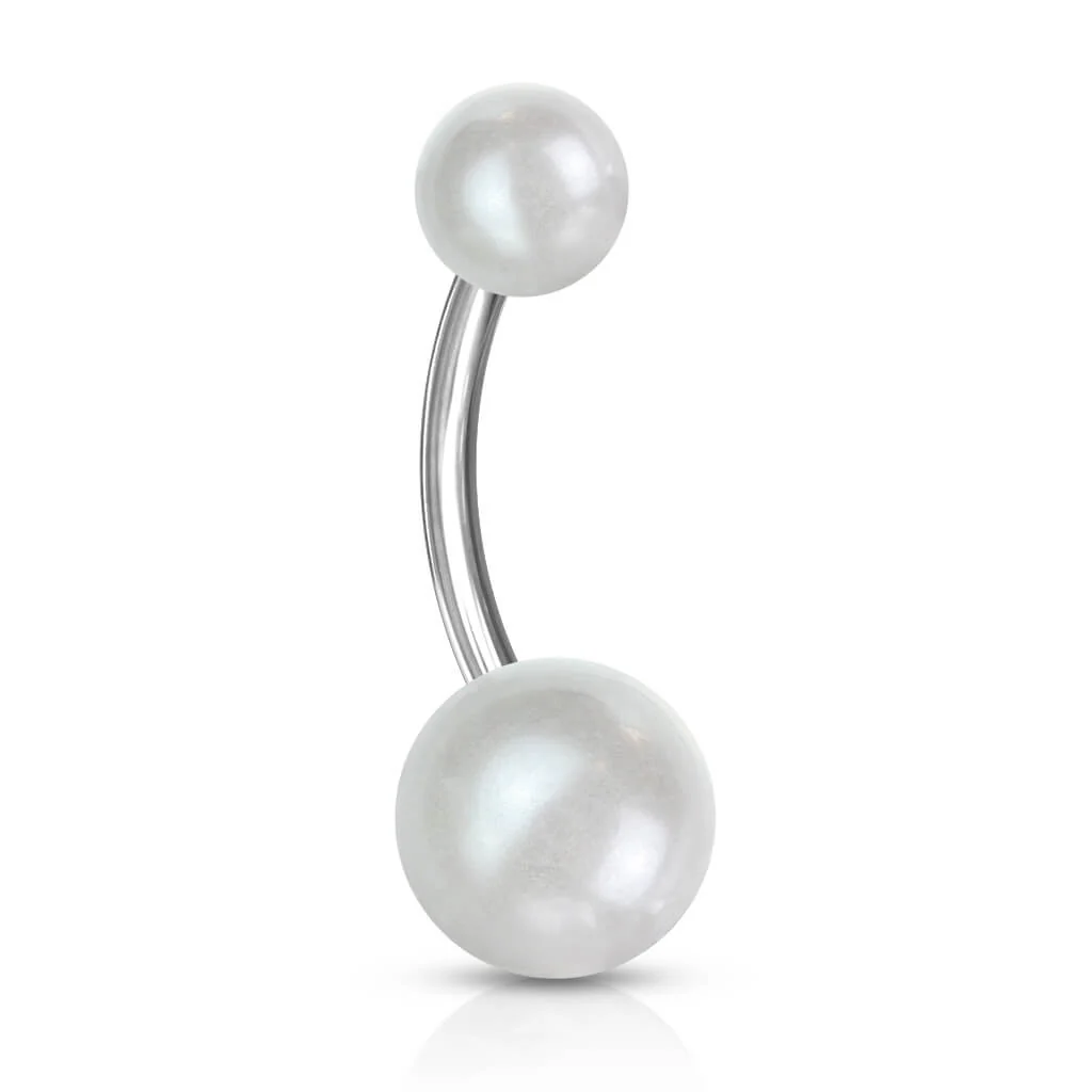 Piercing Nombril Bille Acrylique Nacrée - Image 9