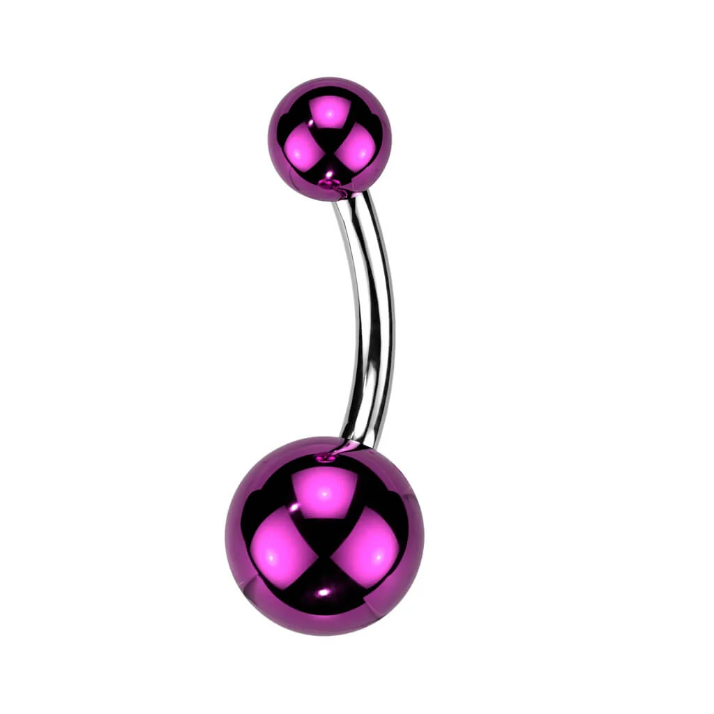Piercing Nombril Bille Acrylic Revêtement En Verre - Image 2