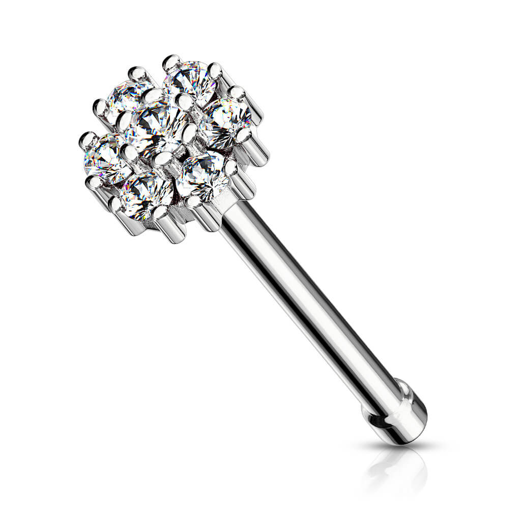 Nez Clou à Nez Fleur Zircone - Image 2