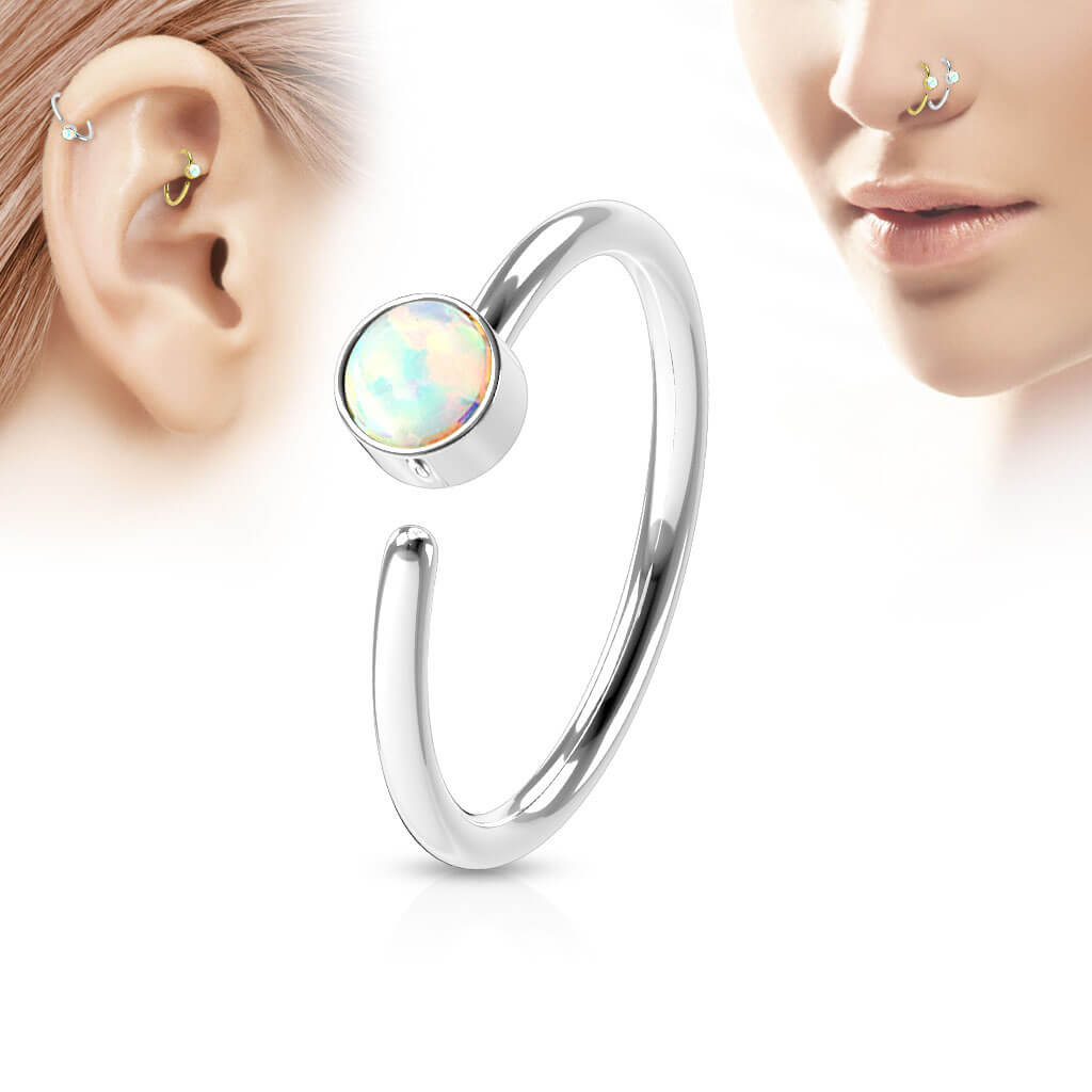 Anneau Zircone Ronde Pliable - Image 3