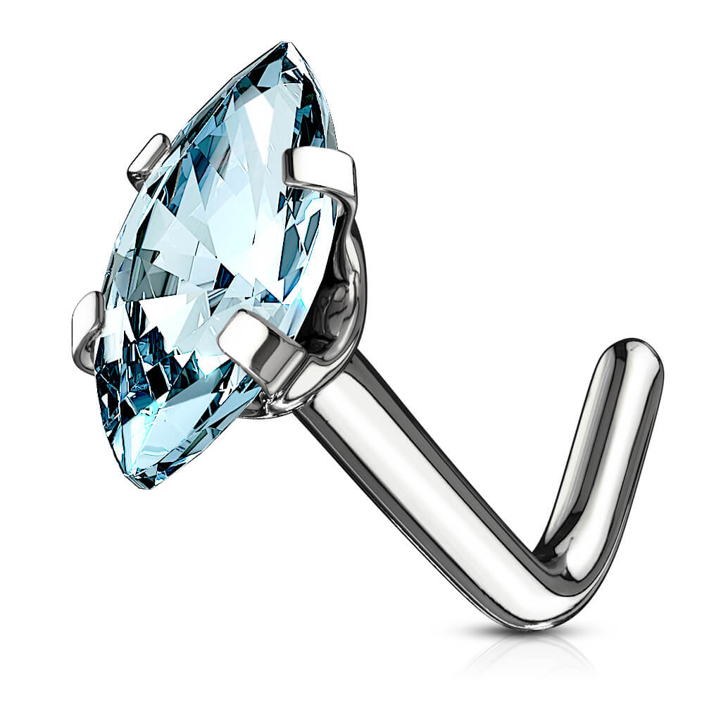 Nez En Forme de L Marquise Zircone - Image 10
