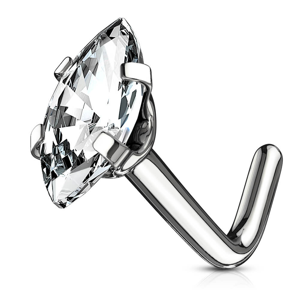 Nez En Forme de L Marquise Zircone - Image 2