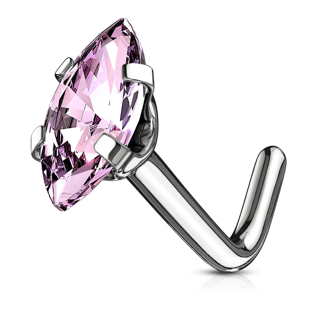 Nez En Forme de L Marquise Zircone - Image 8