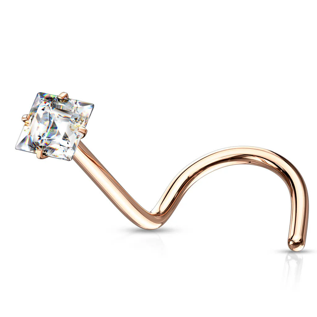 Nez Vis Zircone Carrée - Image 10