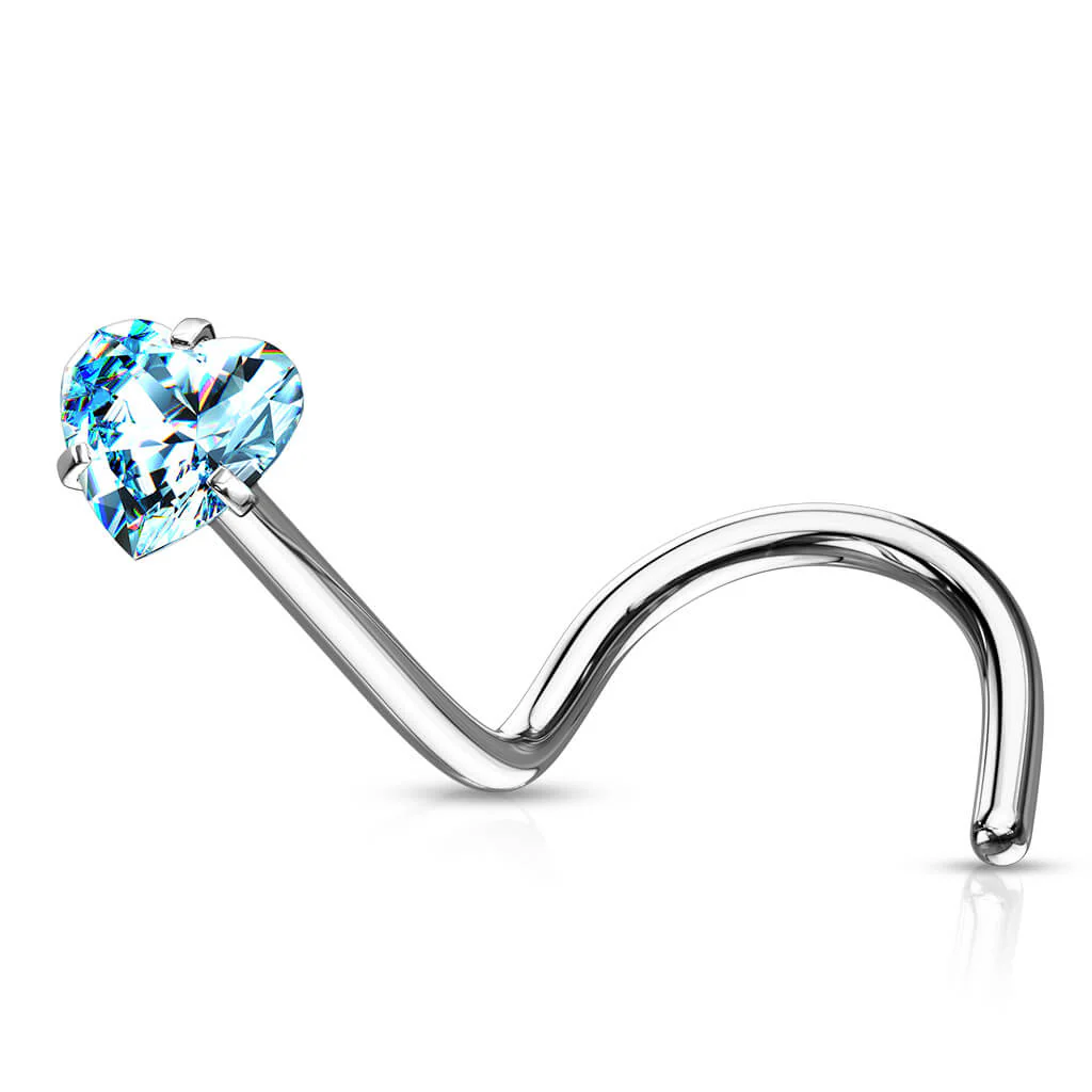 Nez Vis Zircone Cœur - Image 8