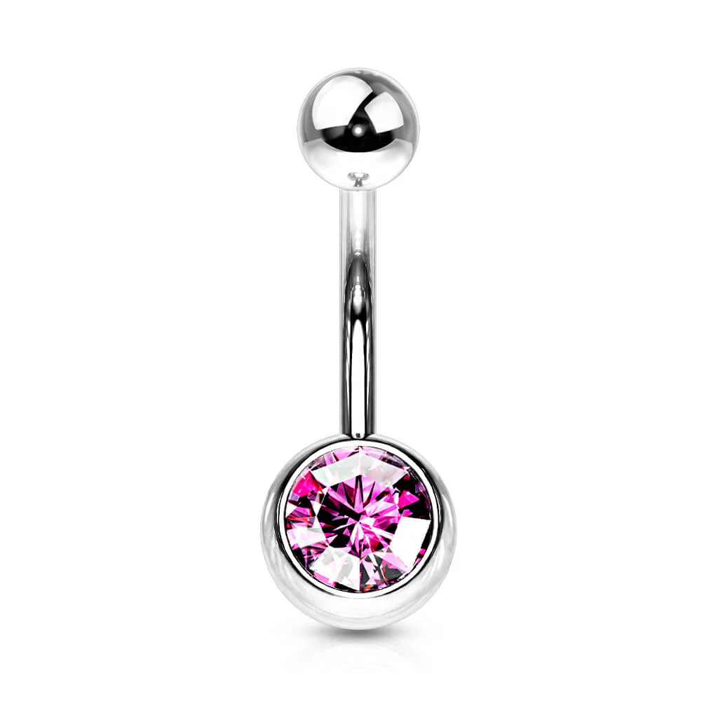 Piercing Nombril Bille Zircone - Image 12