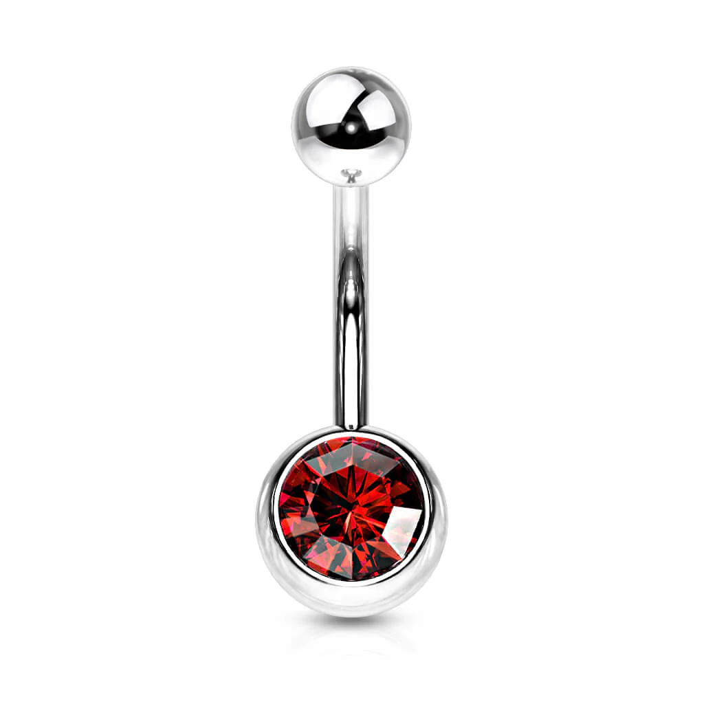 Piercing Nombril Bille Zircone - Image 14