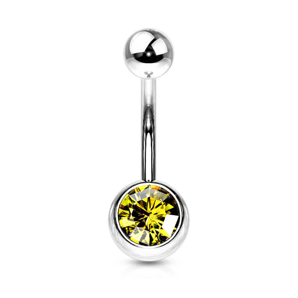 Piercing Nombril Bille Zircone - Image 15