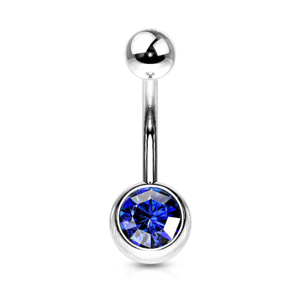 Piercing Nombril Bille Zircone - Image 8