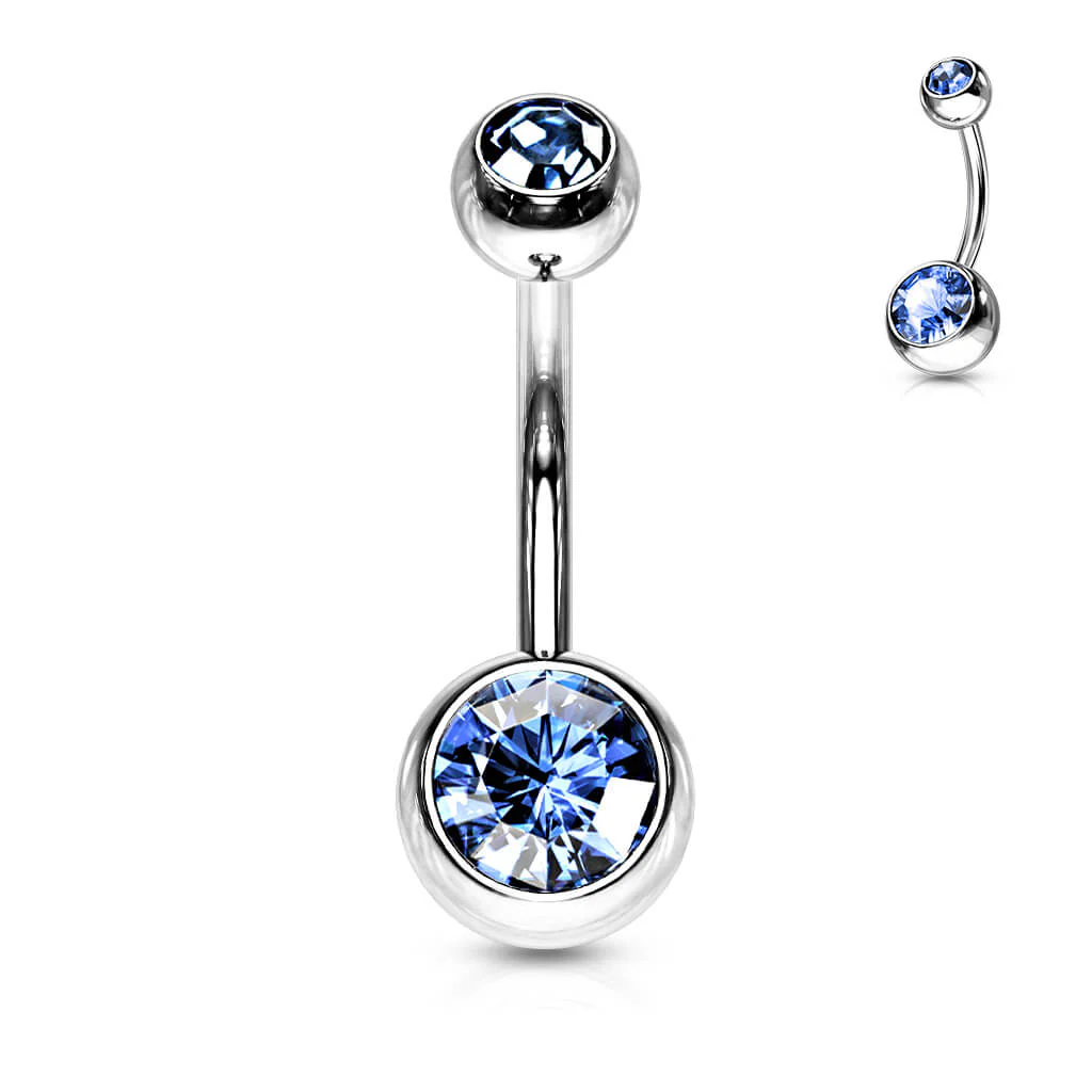 Piercing Nombril Bille Zircone - Image 12