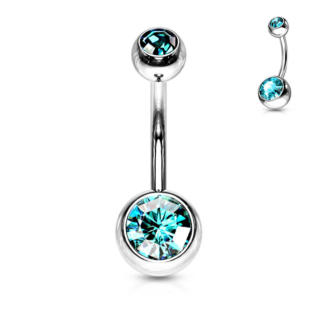 Piercing Nombril Bille Zircone - Image 14