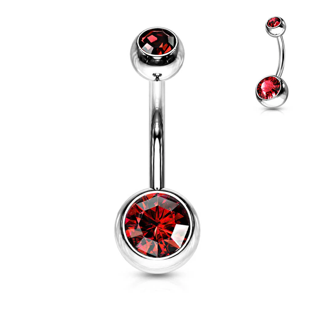 Piercing Nombril Bille Zircone - Image 15