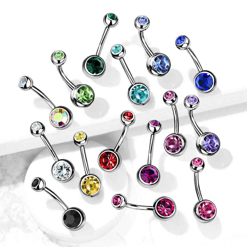 Piercing Nombril Bille Zircone - Image 5